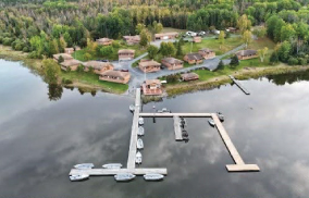 A Birds eye of the dock